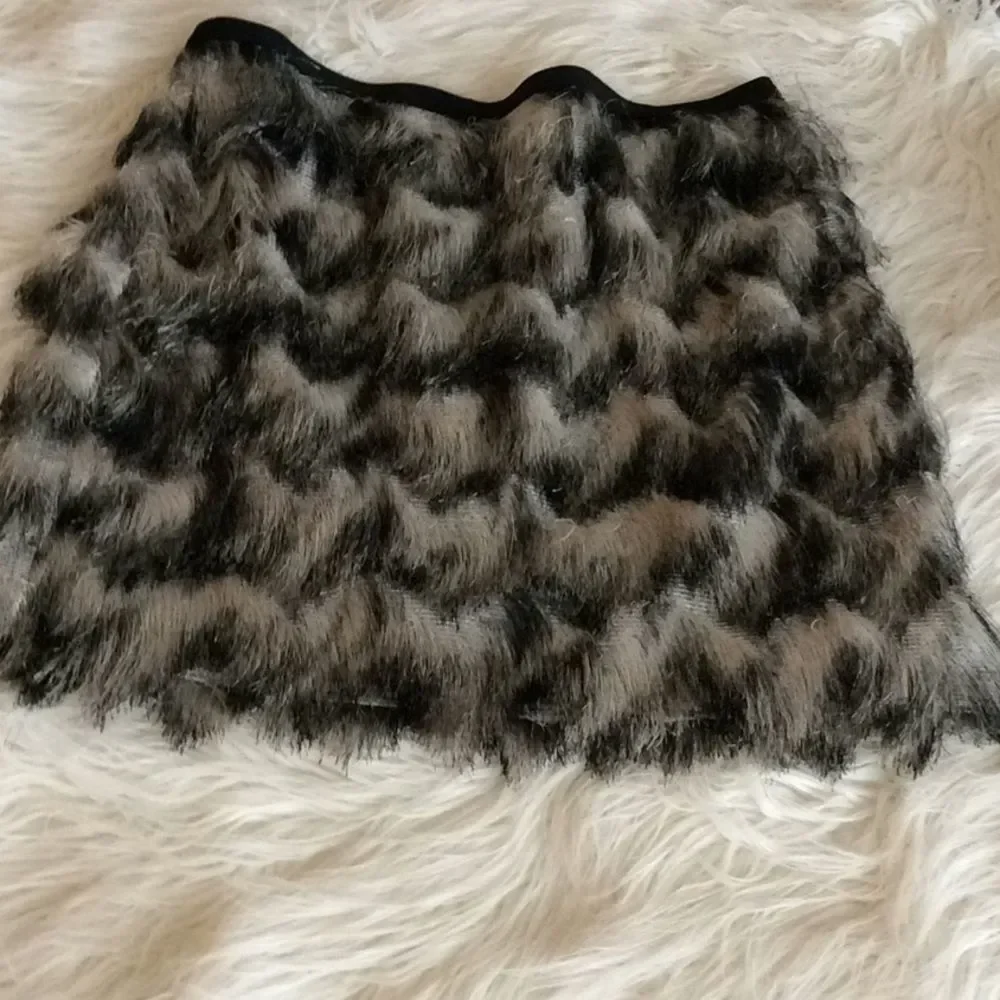 💞ANN TAYLOR💞fringe mini skirt